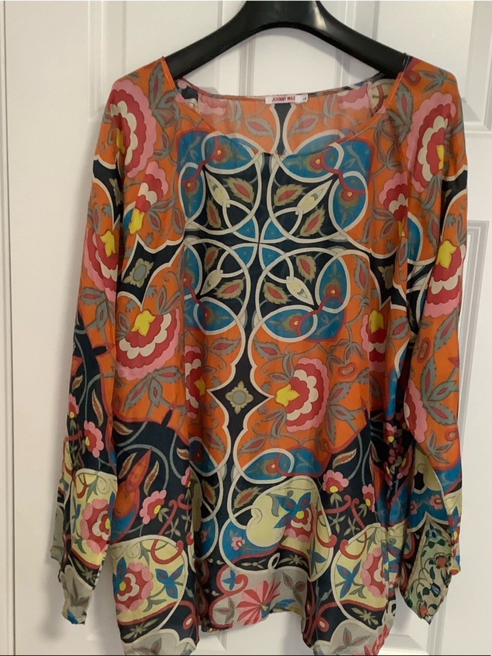 Johnny Was Lentine Silk Tunic